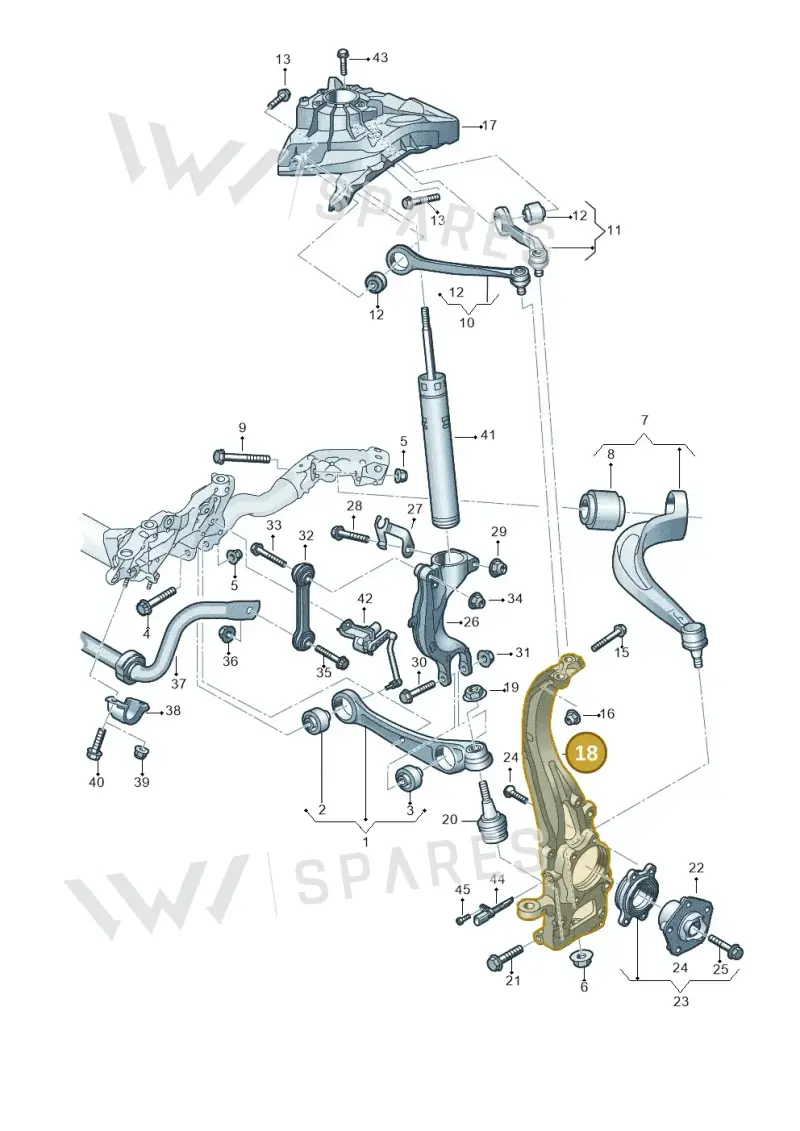 4M0407253J — Audi Q8 Quattro 3,0 (2018-) diagram 859407000, position 18