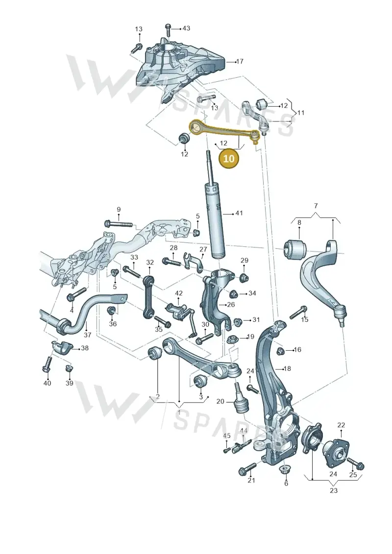 4M0407506B — Audi RS6 Avant (2019-) diagram 859407000, position 10