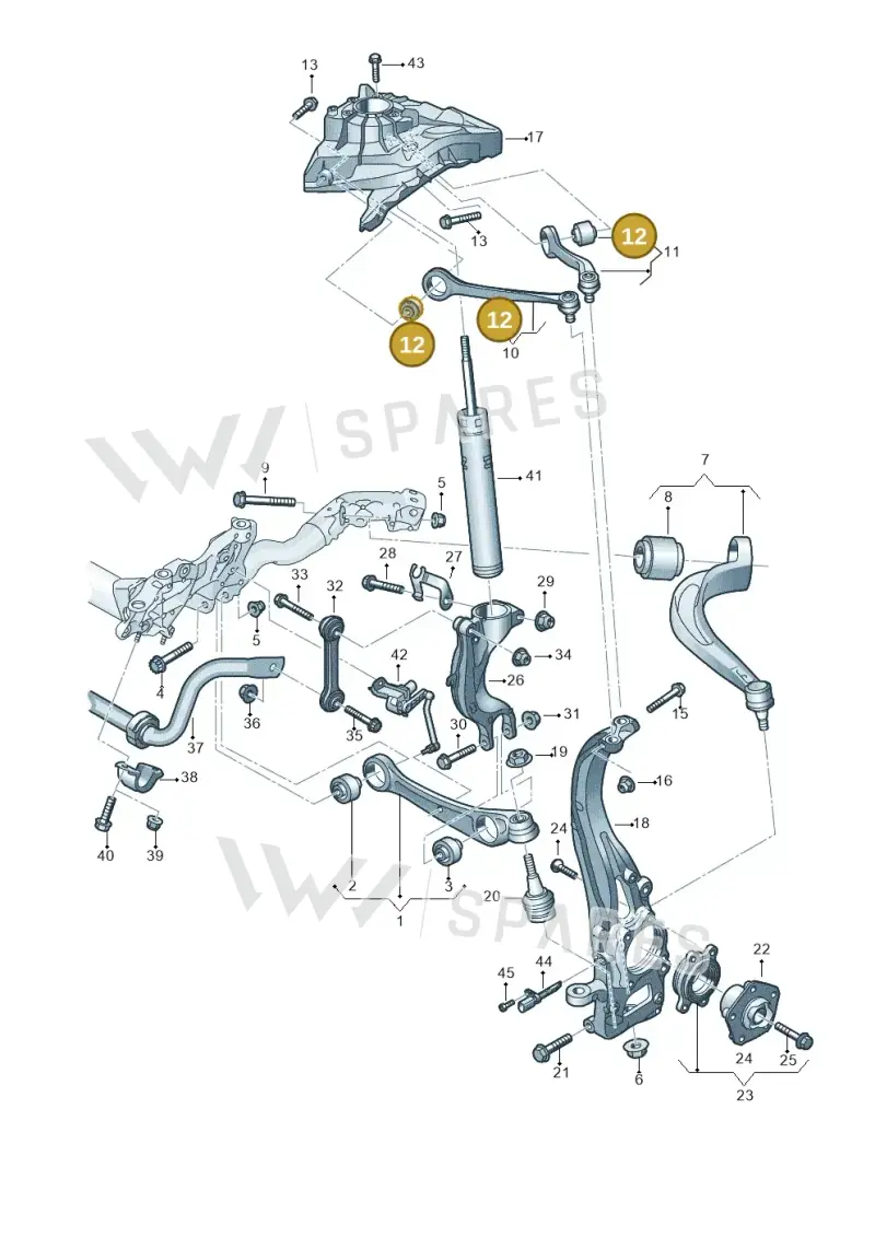 4M0407515D — Audi RS6 Avant (2019-) diagram 859407000, position 12