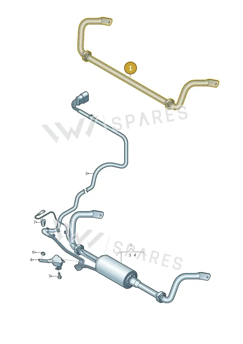 4M0411305B — Audi RS Q8 Quattro (2019-) diagram 859407100, position 1