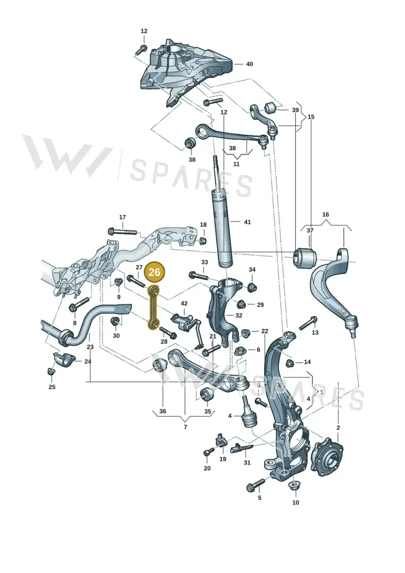 4M0411317L — Audi A5 Limo 2.0 (2024-) diagram 8wk407000, position 26