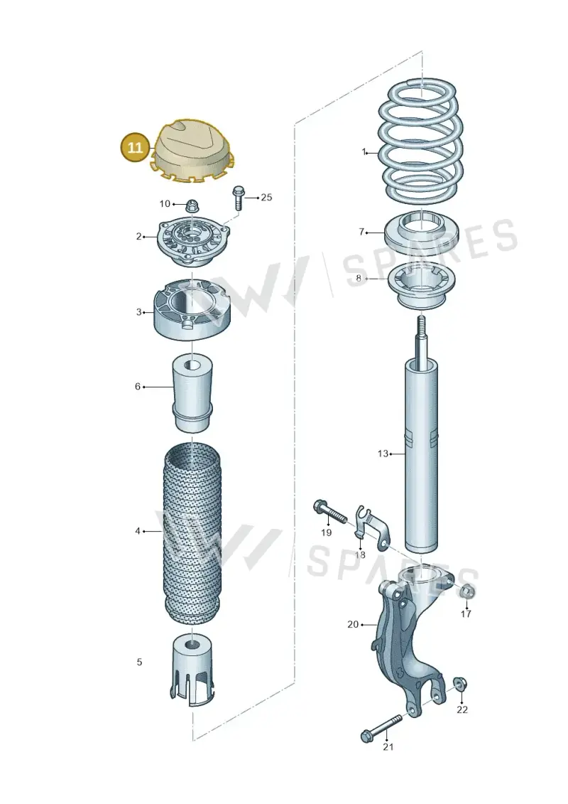 4M0412375A — Audi A5 Limo 2.0 (2024-) diagram 439411000, position 11