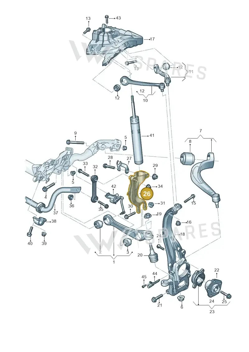 4M0413038J — Audi RS Q8 Quattro (2019-) diagram 859407000, position 26