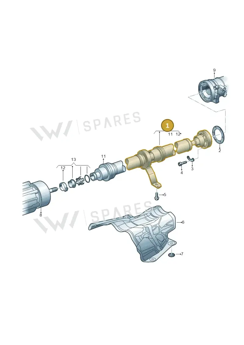4M0521101CP — Audi RS Q8 (2019-2025) diagram 788521100, position 1