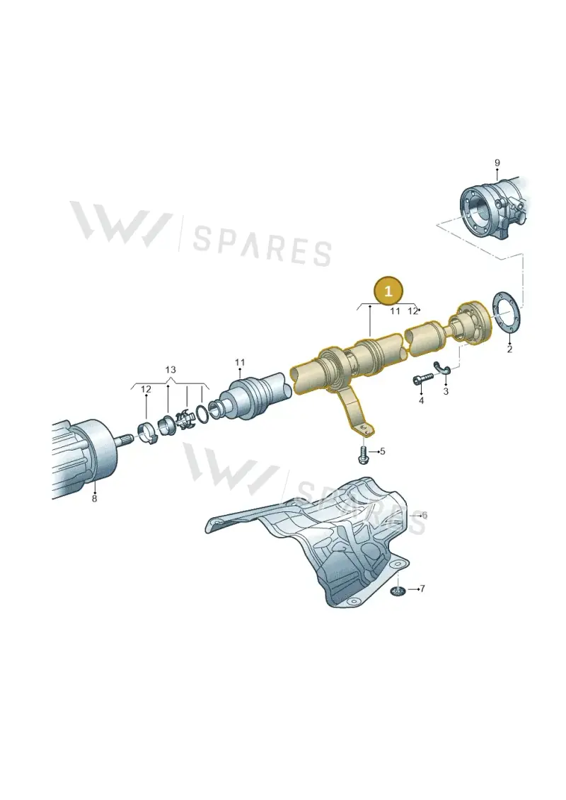 4M0521101CR — Audi Q8 (2018-2025) diagram 788521100, position 1