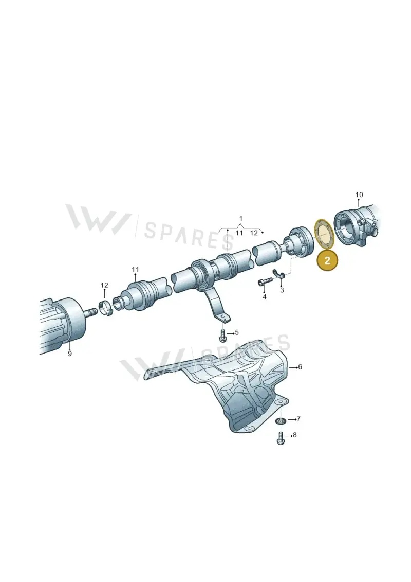 4M0521142A — Audi RS6 Avant (2019-) diagram 538521000, position 2