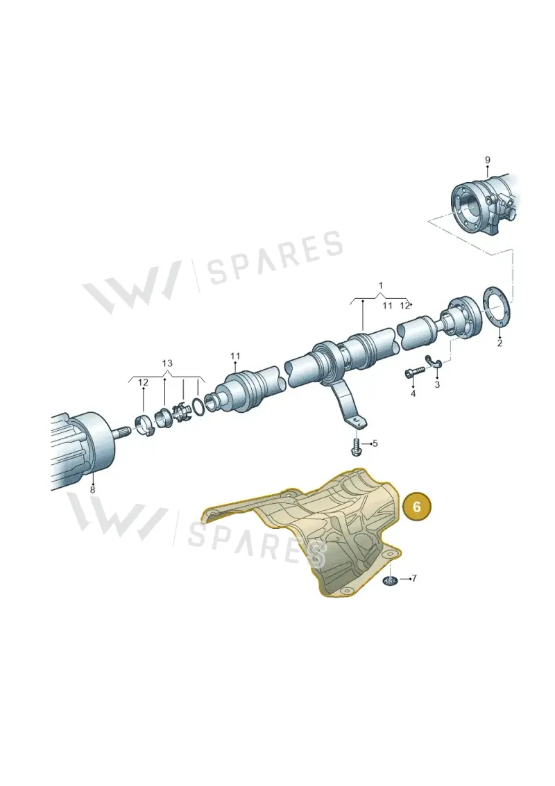 4M0521443D — Audi RS Q8 Quattro (2019-) diagram 788521100, position 6