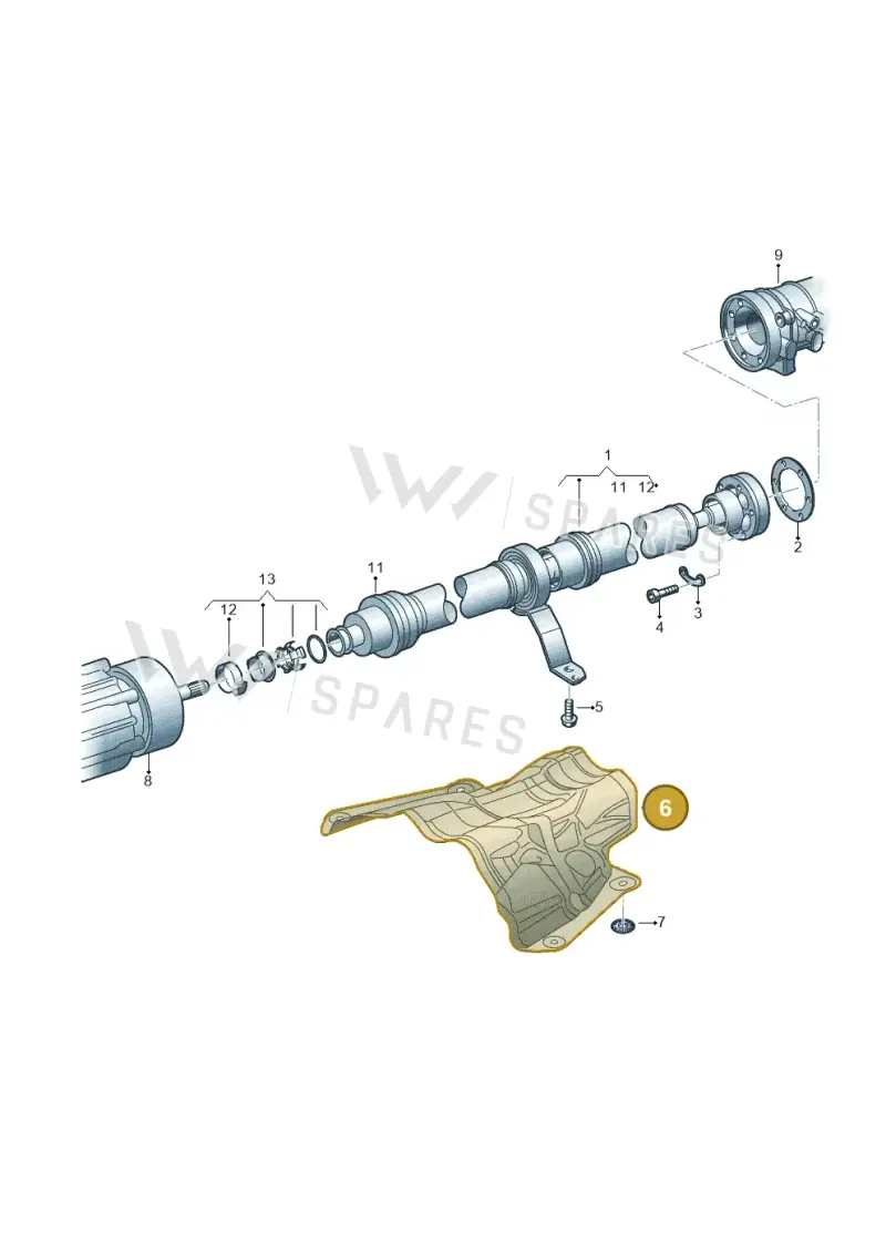 4M0521443F — Audi RS Q8 Quattro (2019-) diagram 788521100, position 6