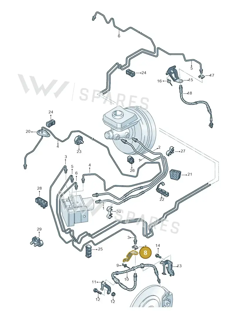 4M0611846N — Audi RS Q8 Quattro (2019-) diagram 859611200, position 8