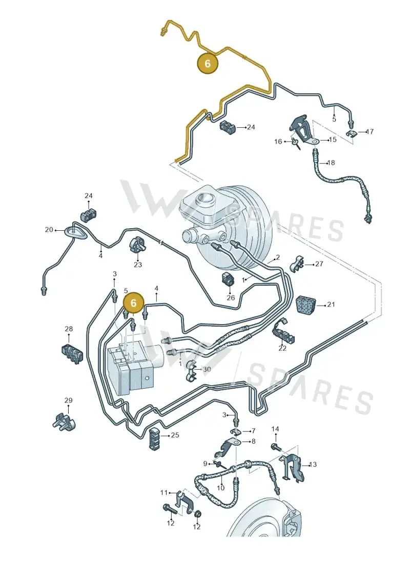 4M0614726N — Audi Q8 (2018-2025) diagram 859611200, position 6