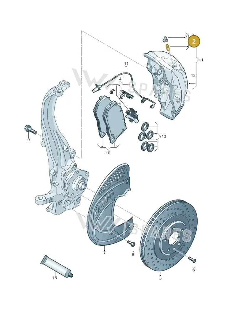 4M0615273A — Audi Q8 Quattro 3,0 (2018-) diagram 859615550, position 2