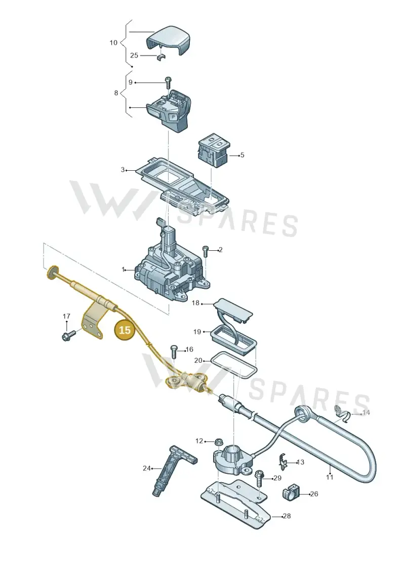 4M0713045E — Audi RS Q8 Quattro (2019-) diagram 429713100, position 15