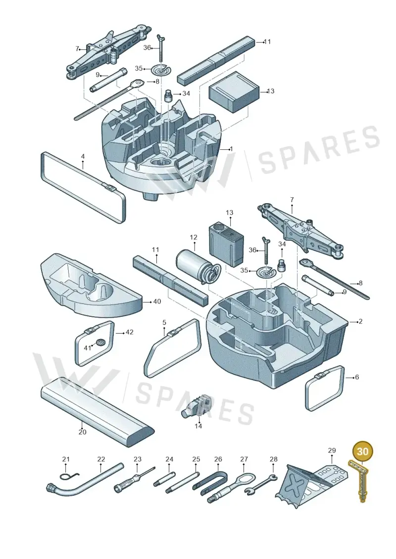 4M0713201A — Audi RS Q8 Quattro (2019-) diagram 429011100, position 30