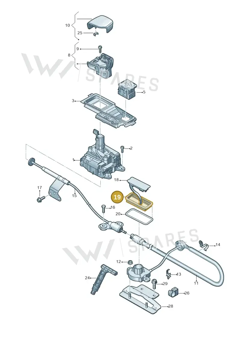 4M0713887 — Audi RS Q8 Quattro (2019-) diagram 429713100, position 19