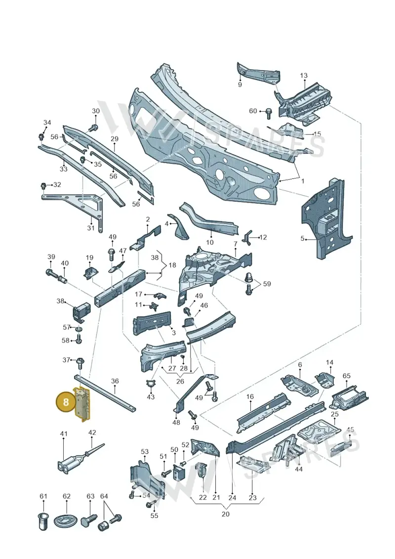 4M0801692E — Audi Q7 (2015-2025) diagram 859805000, position 8