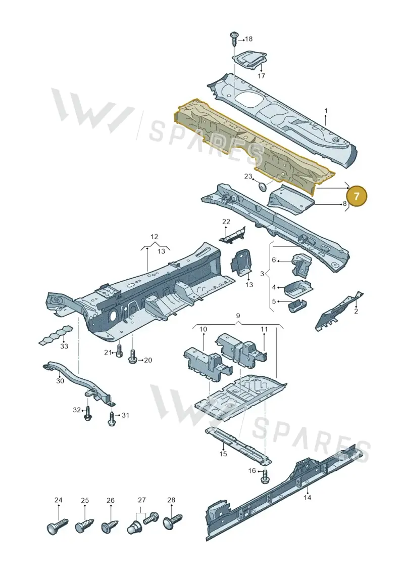 4M0802081 — Audi RS Q8 (2019-2025) diagram 429803010, position 7