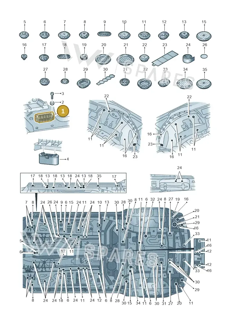 4M0802845C — Audi RS Q8 Quattro (2019-) diagram 429803035, position 1