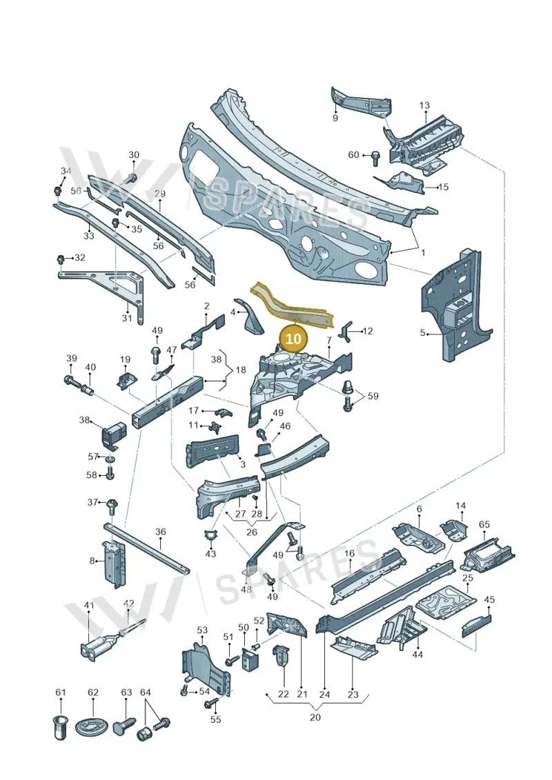 4M0802951B — Audi Q7 (2015-2025) diagram 859805000, position 10