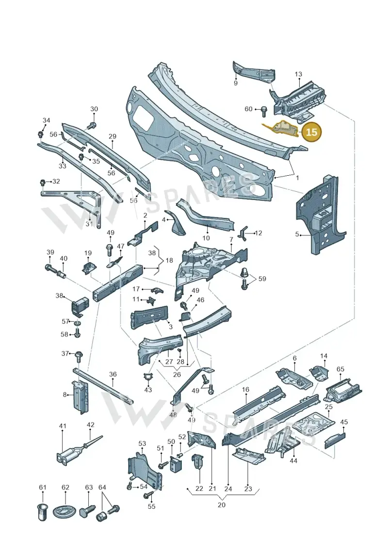 4M0803088E — Audi Q7 (2015-2025) diagram 859805000, position 15