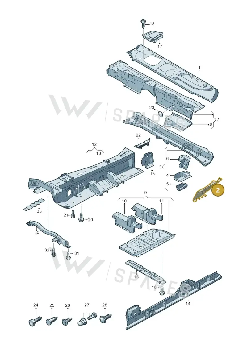 4M0803135E — Audi RS Q8 Quattro (2019-) diagram 429803010, position 2