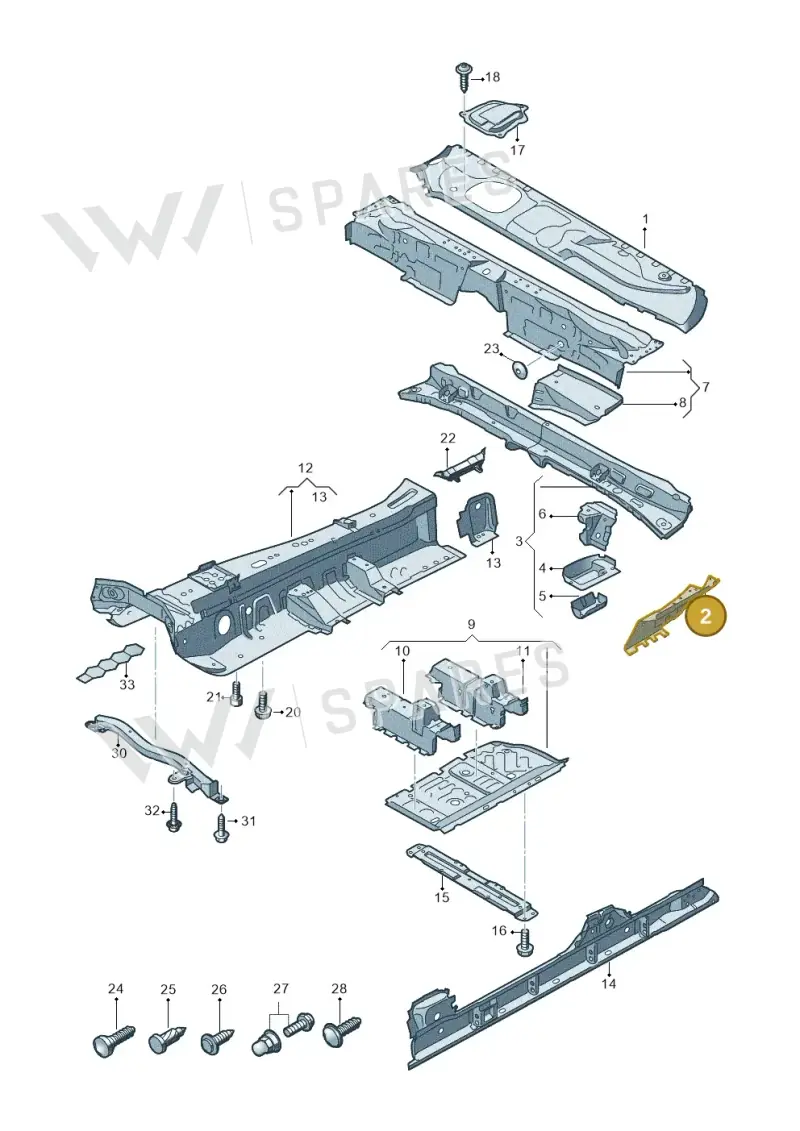 4M0803136E — Audi RS Q8 Quattro (2019-) diagram 429803010, position 2