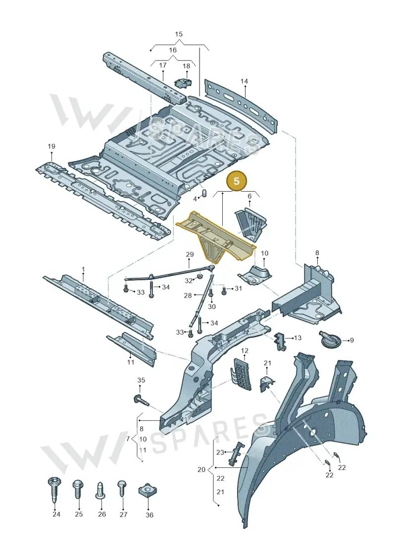 4M0803531C — Audi RS Q8 Quattro (2019-) diagram 595803000, position 5