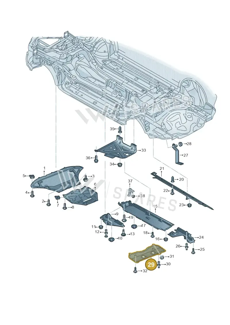 4M0804033H — Audi Q8 (2018-2025) diagram 429825000, position 29