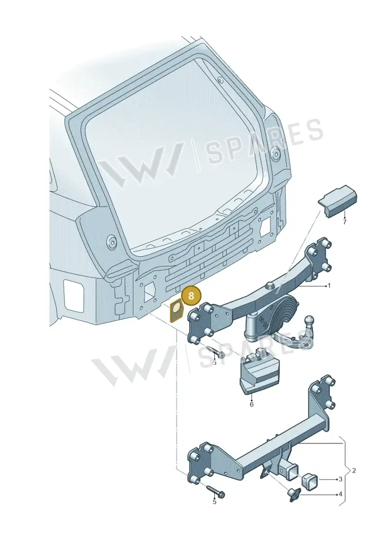 4M0807669 — Audi RS Q8 Quattro (2019-) diagram 429804500, position 8