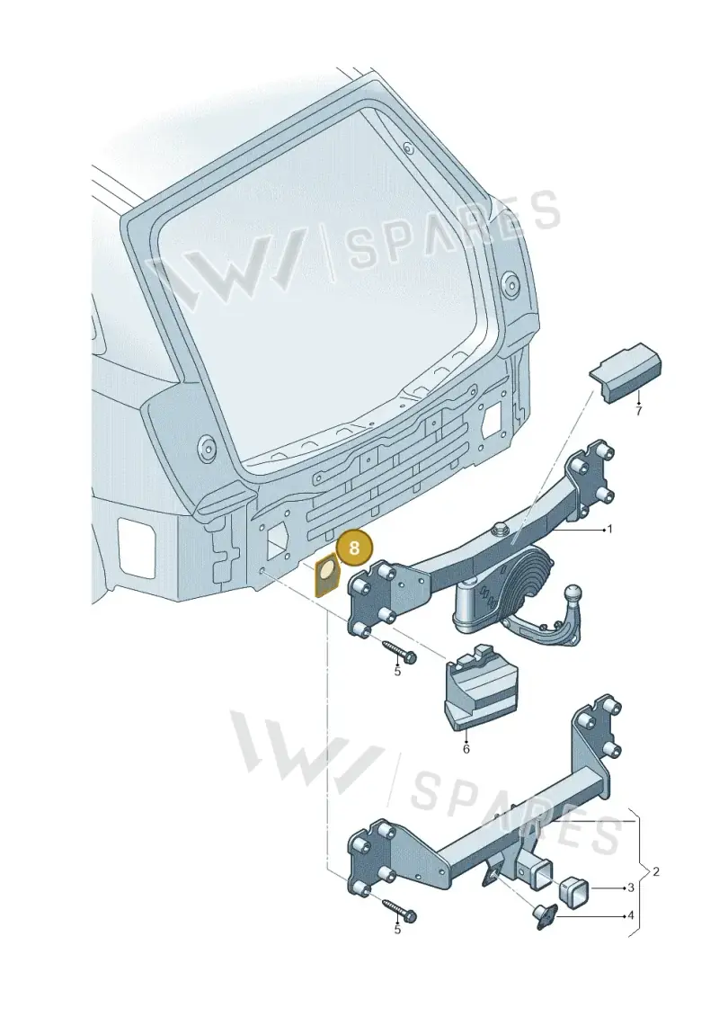 4M0807670 — Audi RS Q8 Quattro (2019-) diagram 429804500, position 8