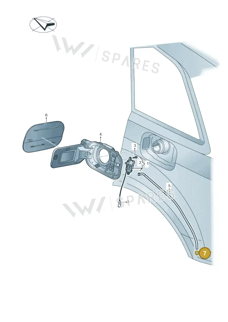 4M0809940 — Audi Q8 Quattro 3,0 (2018-) diagram 859809920, position 7