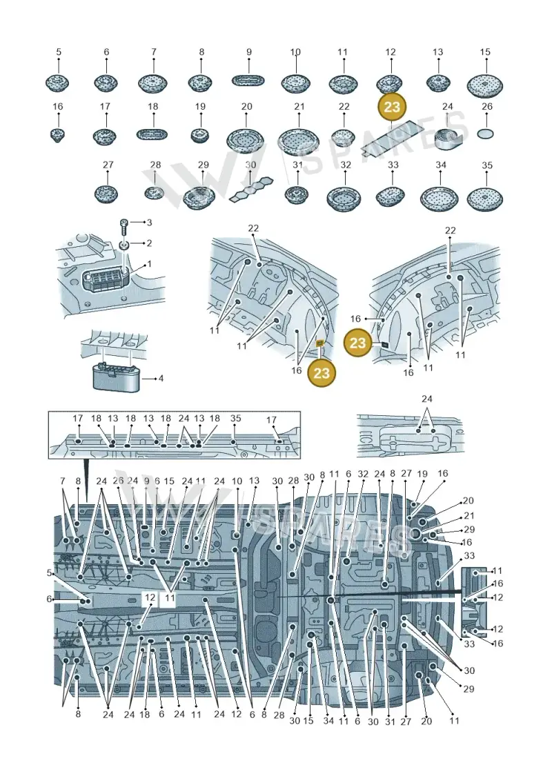 4M0813583C — Audi RS Q8 Quattro (2019-) diagram 429803035, position 23