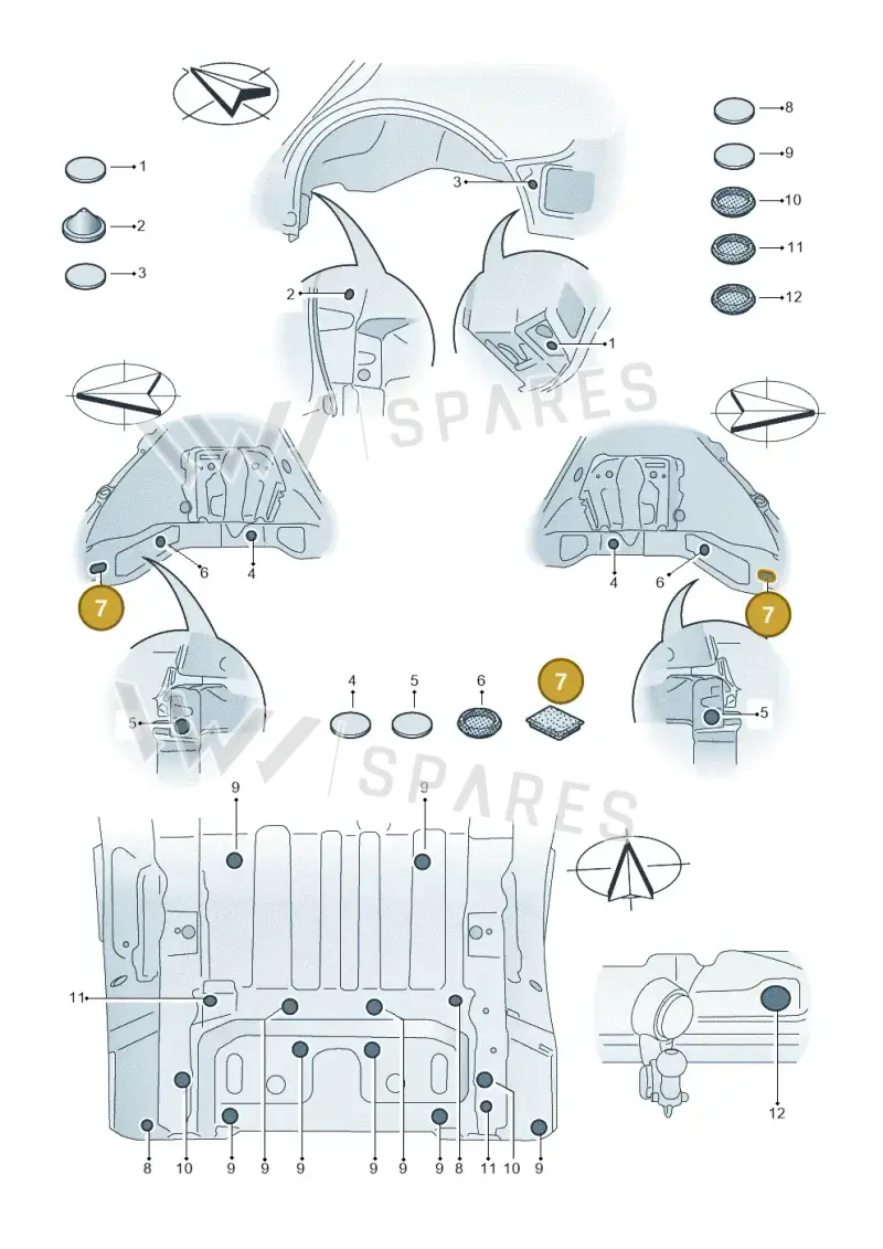 4M0813583C — Audi Q6 e-tron (2023-) diagram f5s803035, position 7
