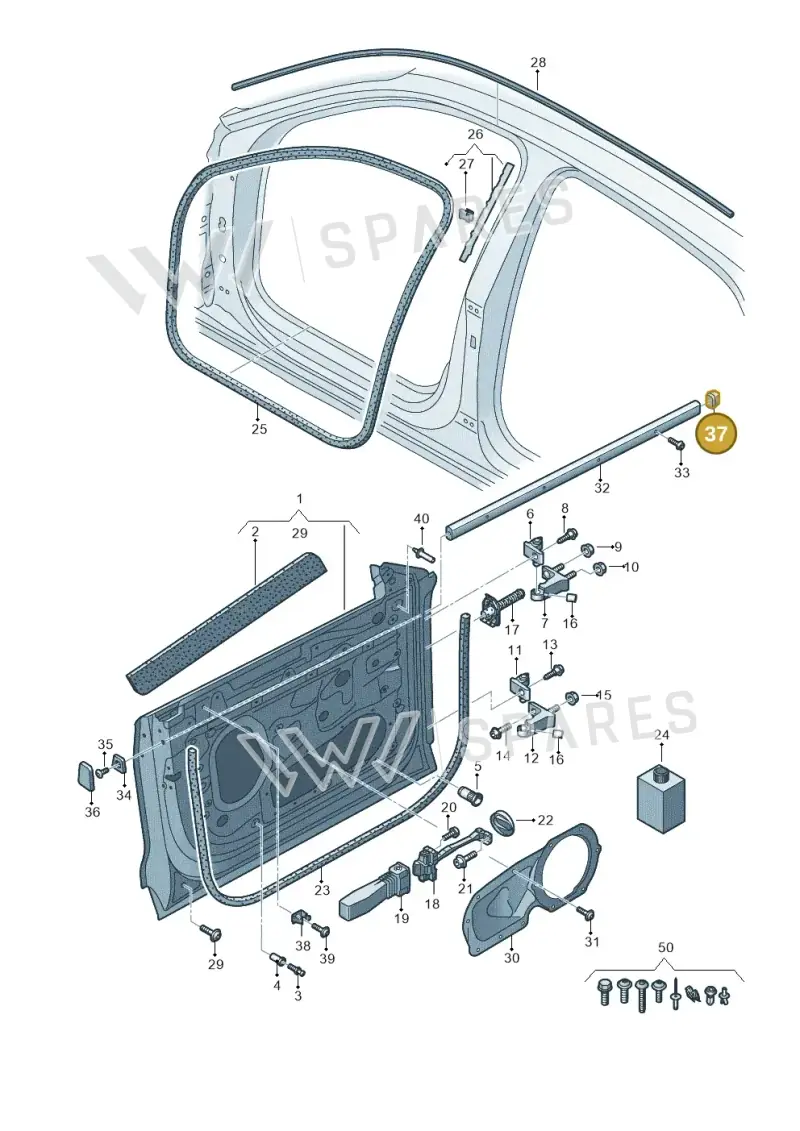 4M0837307B — Audi RS Q8 (2019-2025) diagram 429831010, position 37