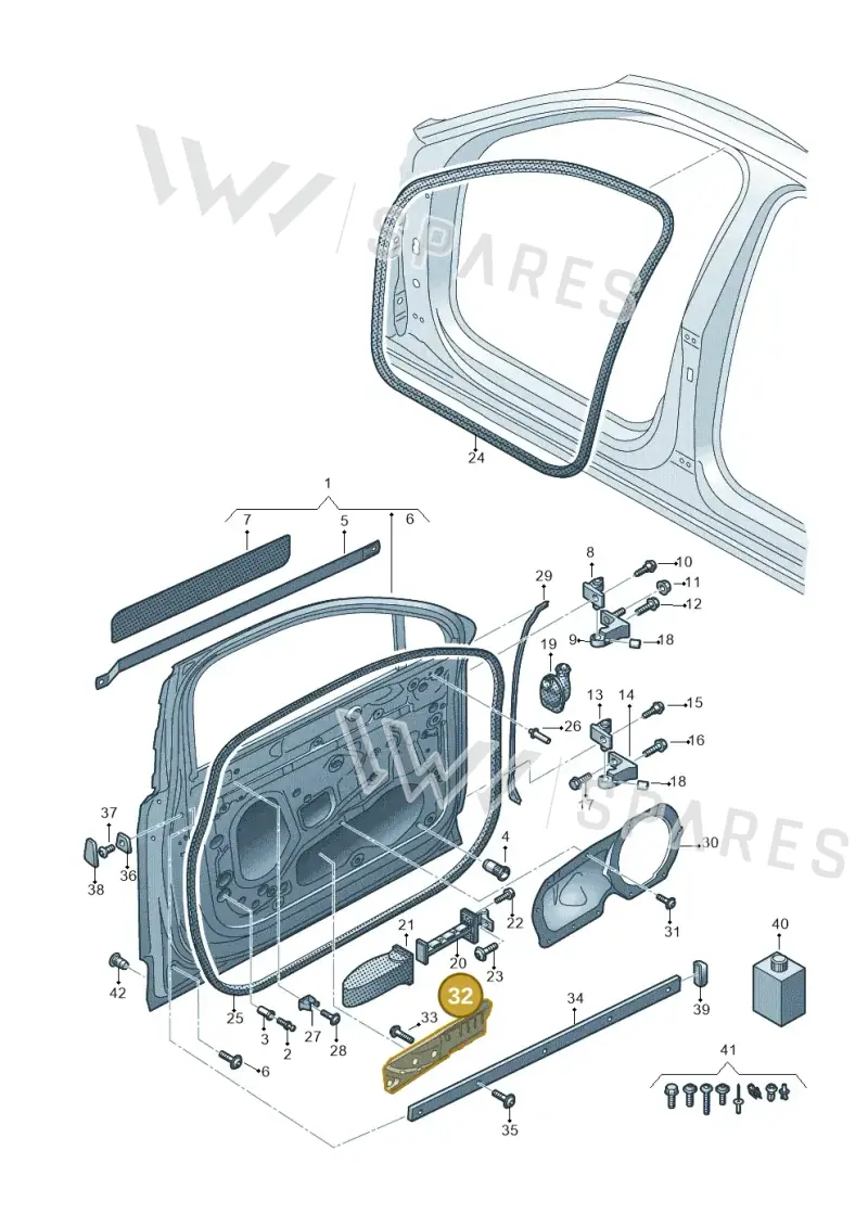 4M0837841A — Audi Q7 (2015-2025) diagram 859831100, position 32