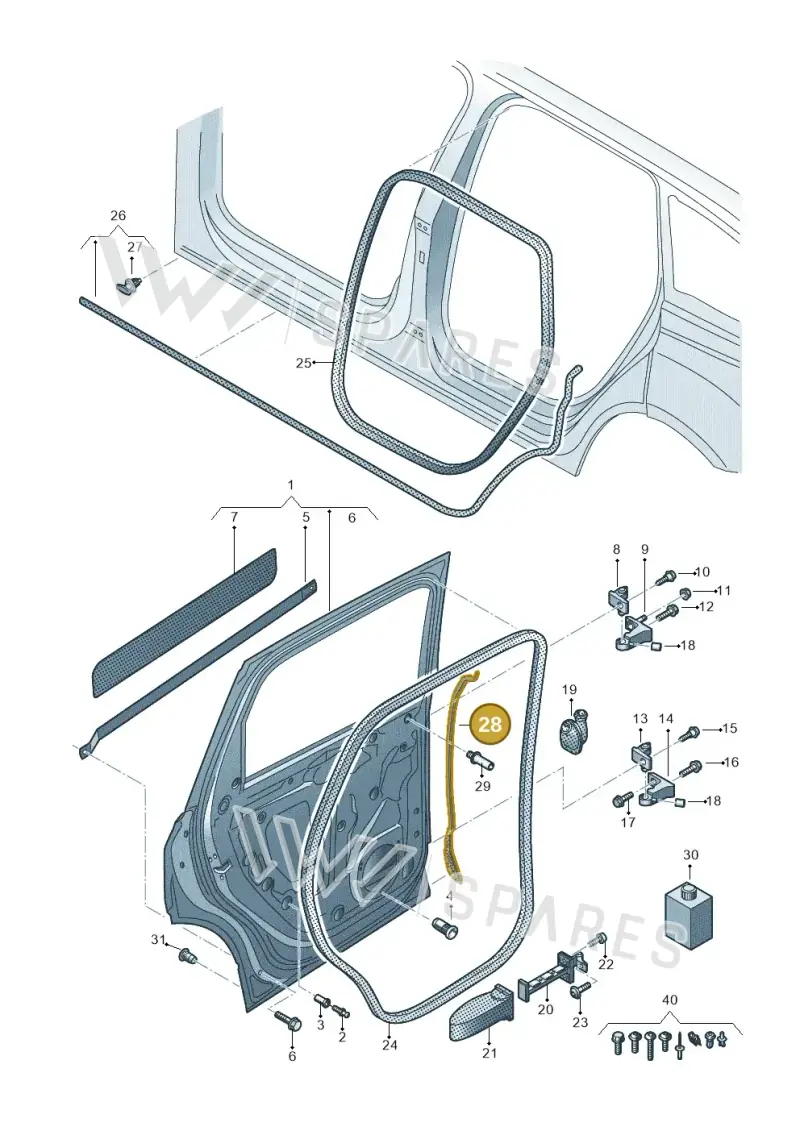4M0839718C — Audi Q7 qu. 3.0 TDI (2015-2019) diagram 859833013, position 28