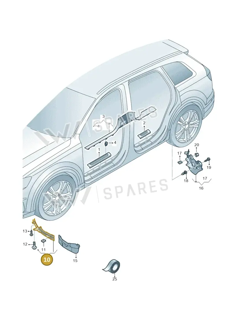 4M0853887F — Audi Q7 (2015-2025) diagram 859853000, position 10