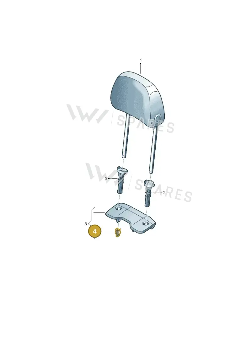 4M0858137 — Audi A4 (2015-2025) diagram 849881510, position 4