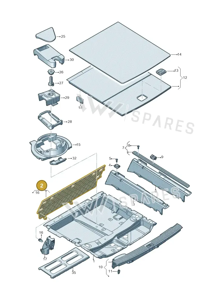 4M0861486H4PK — Audi Q7 (2015-2025) diagram 859863800, position 2