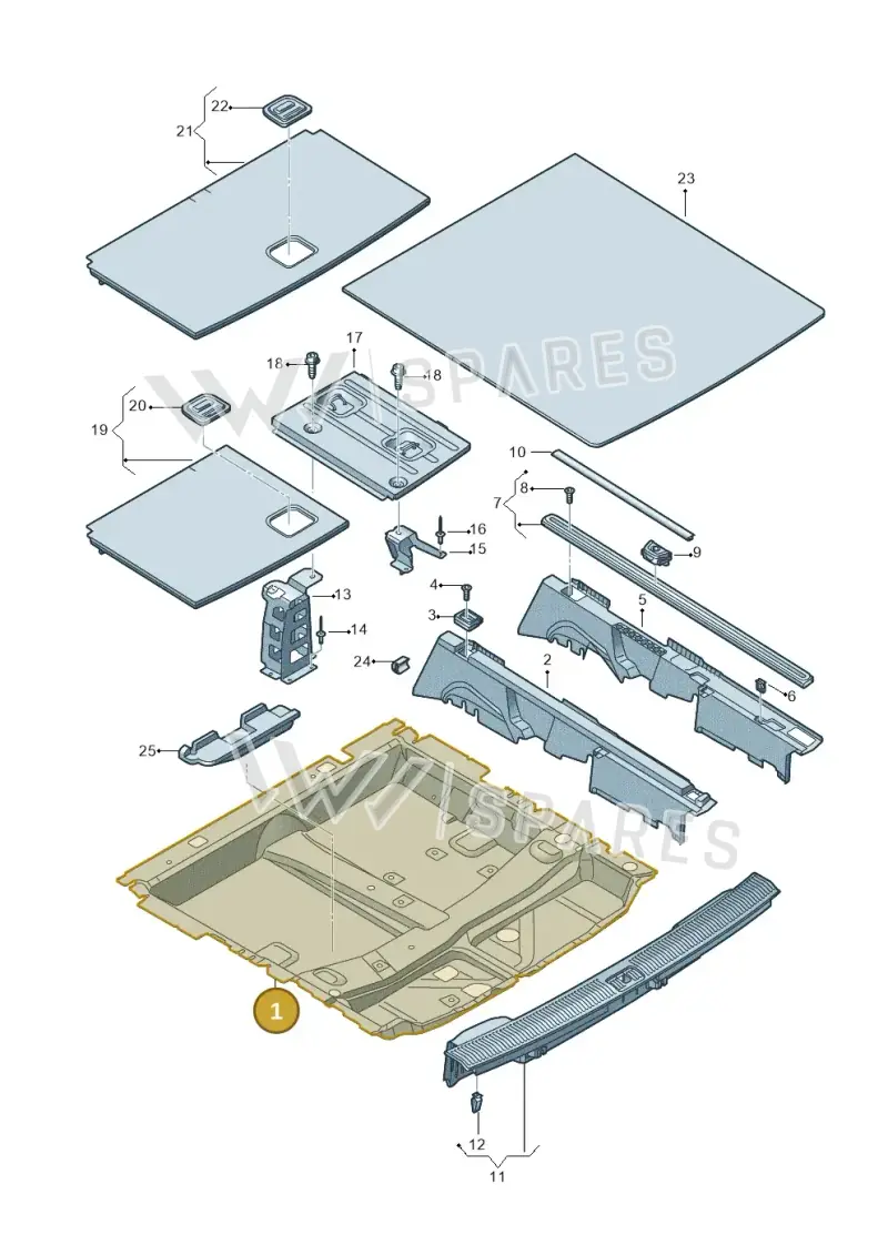 4M0863697K — Audi Q7 (2015-2025) diagram 859863850, position 1