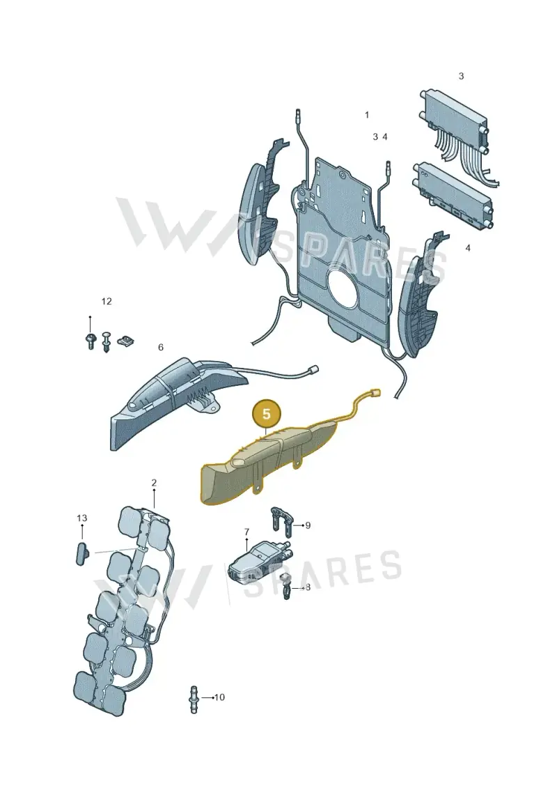 4M0881617 — Audi RS Q8 (2019-2025) diagram 859959240, position 5