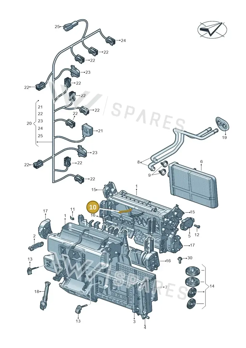 4M0898001A — Audi RS6 Avant (2019-) diagram 435820021, position 10