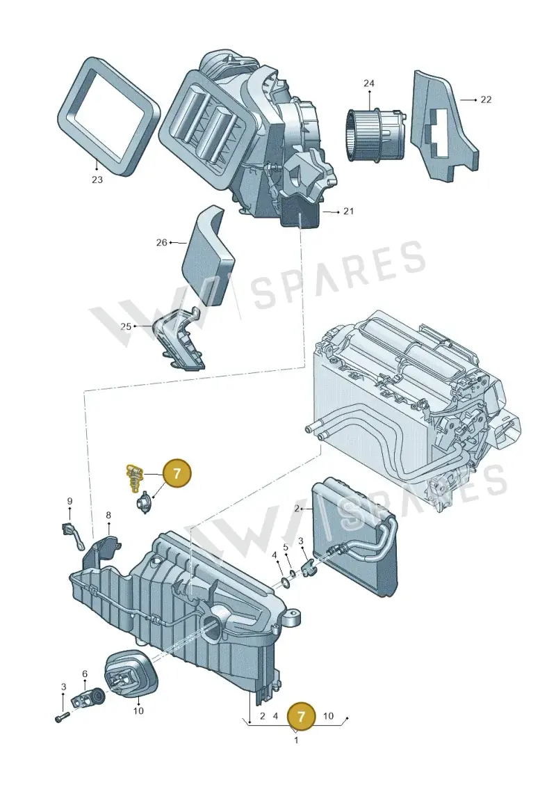 4M0898333A — Audi RS6 Avant (2019-) diagram 435820250, position 7