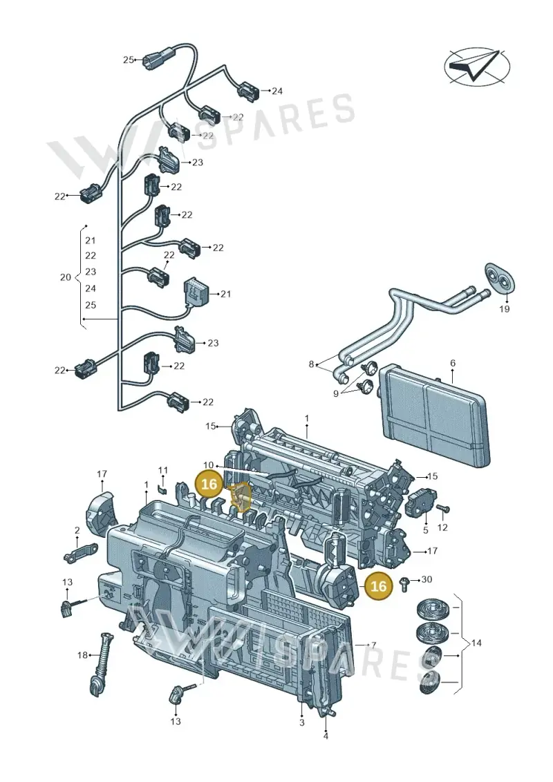 4M0898333B — Audi RS6 Avant (2019-) diagram 435820021, position 16