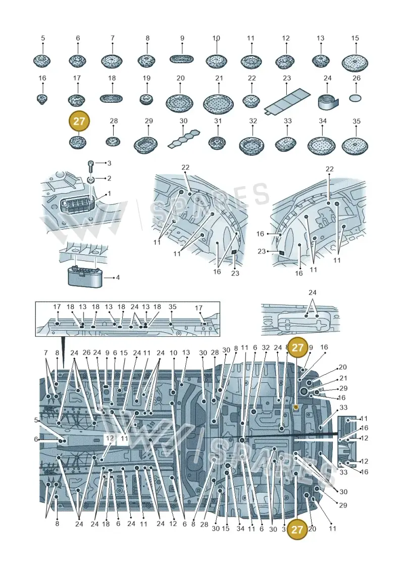 4M0899185 — Audi RS Q8 Quattro (2019-) diagram 429803035, position 27