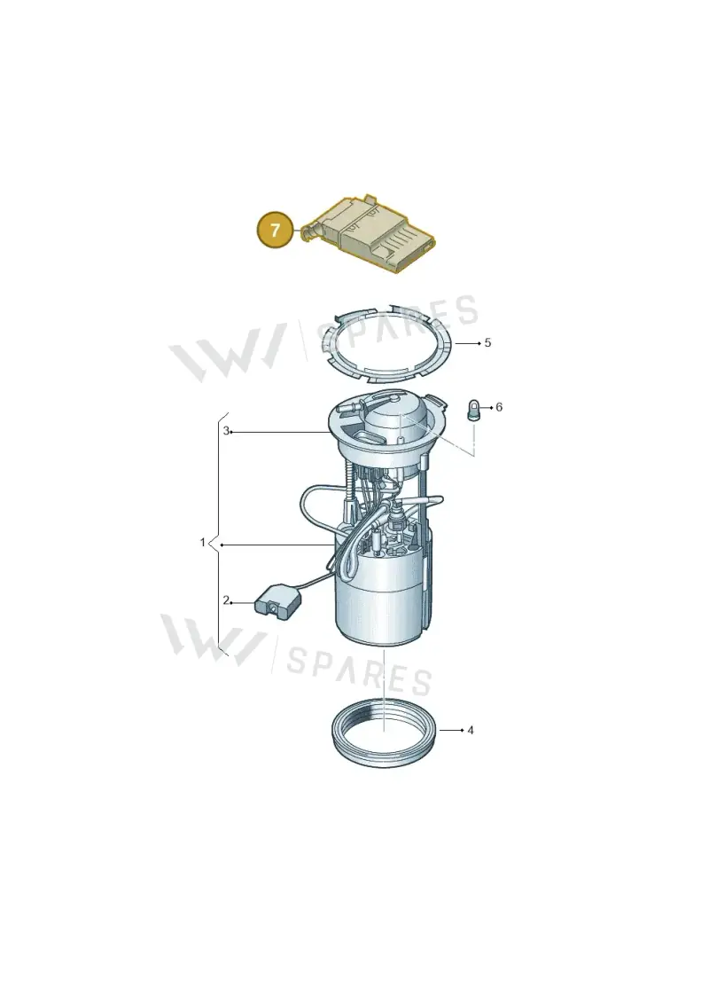 4M0906093M — Volkswagen Touareg (2017-2025) diagram 439919030, position 7