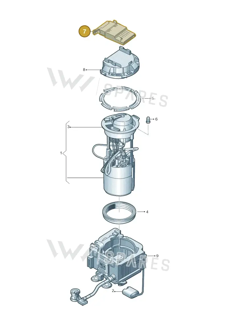 4M0906093N — Volkswagen Touareg (2017-2025) diagram 859919320, position 7