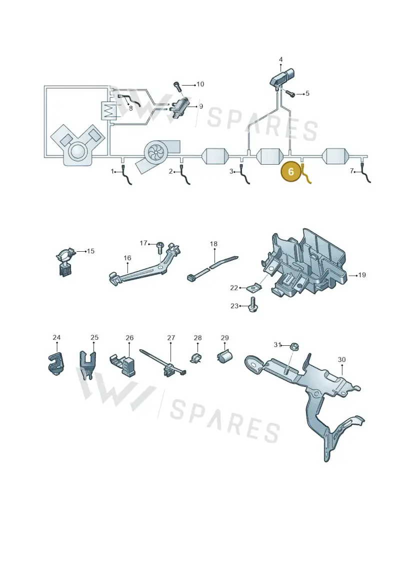 4M0906262J — Audi A8 (2017-2025) diagram 838906010, position 6