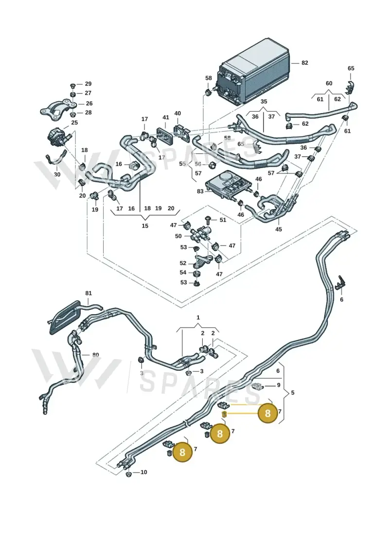 4M0906407A — Audi A5 Limousine (2024-2025) diagram 8wk121085, position 8