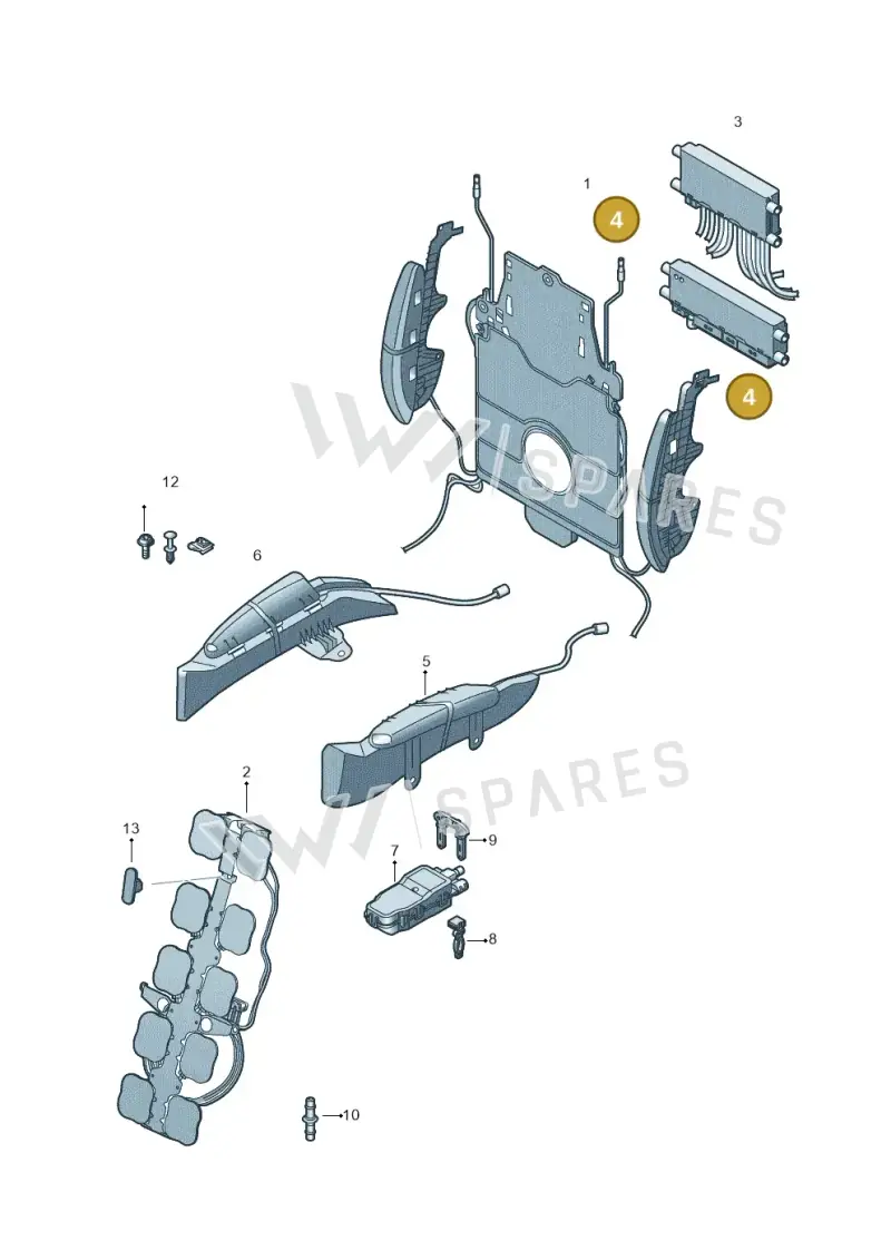 4M0907182A — Audi RS Q8 (2019-2025) diagram 859959240, position 4