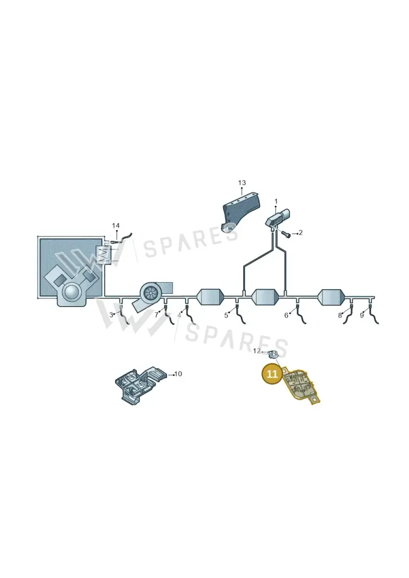 4M0907298A — Volkswagen Touareg (2017-2025) diagram 780906150, position 11